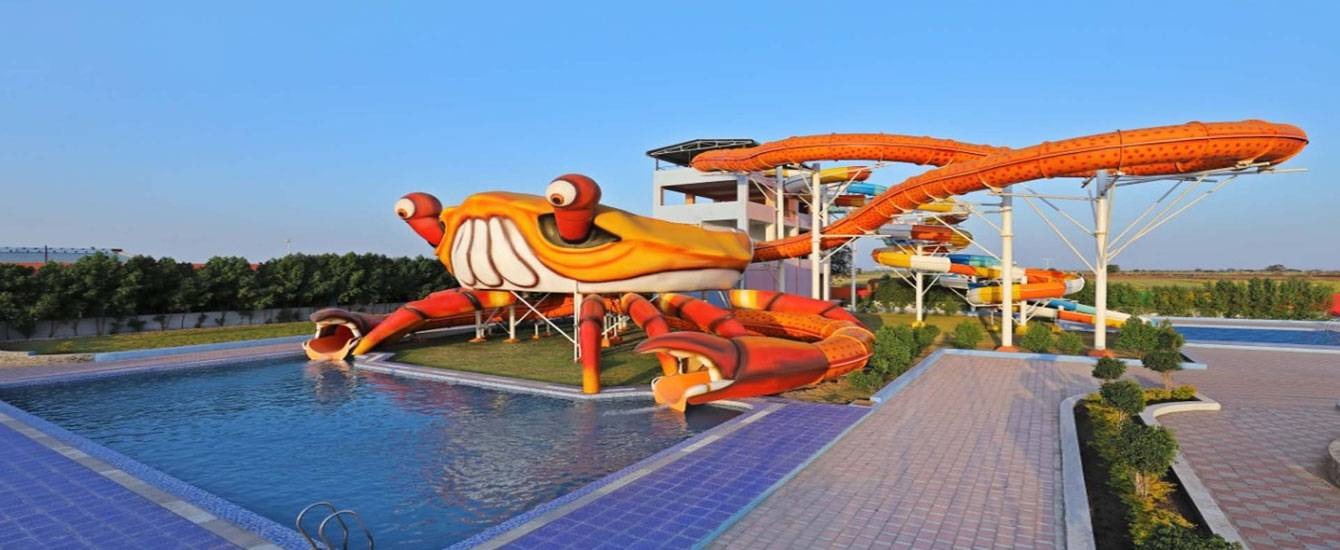 Crab Themed Water Slide